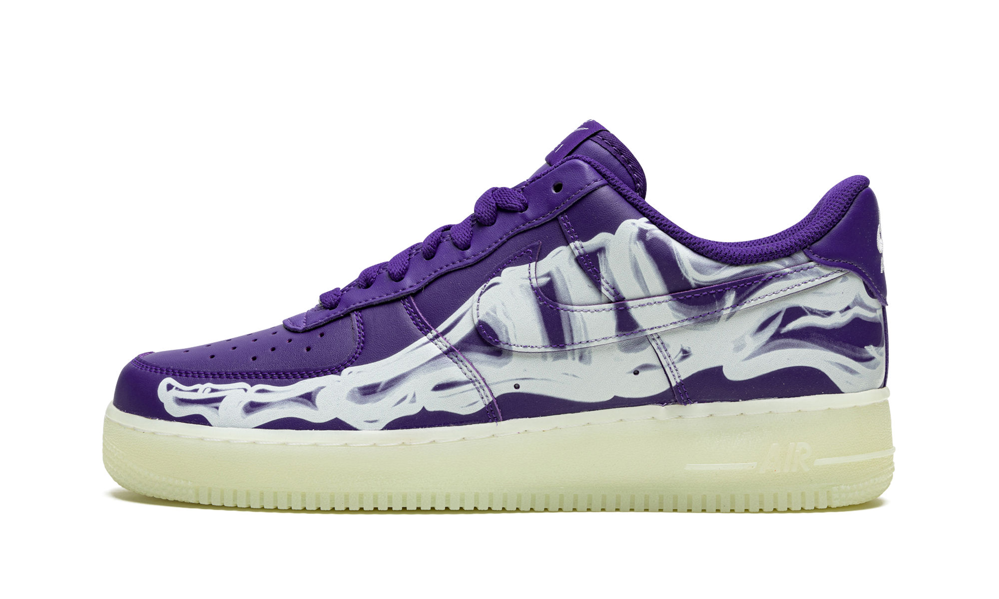 Air Force 1 Low '07 QS "Purple Skeleton Halloween"