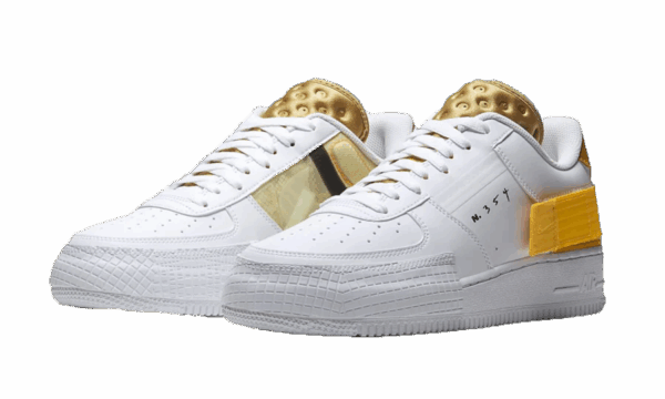 AIR FORCE 1 LOW DROP TYPE WHITE GOLD YELLOW - Image 2