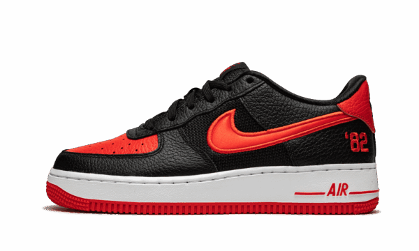 Air Force 1 Low LV8 GS "Black / Chile / Racer Blue" - Image 2