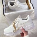 AIR FORCE 1 LOW PIXEL GRAY GOLD CHAIN