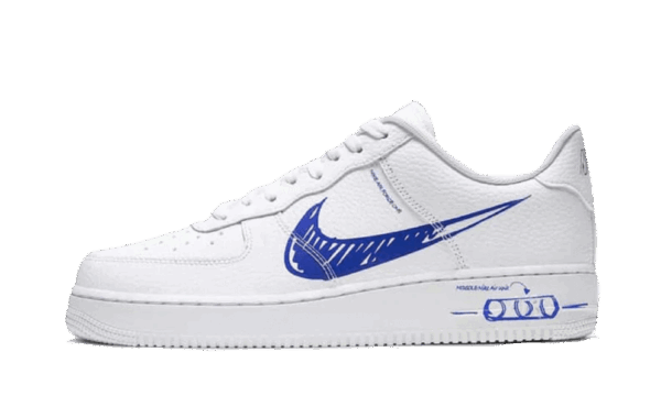 AIR FORCE 1 LOW SKETCH BLUE SWOOSH