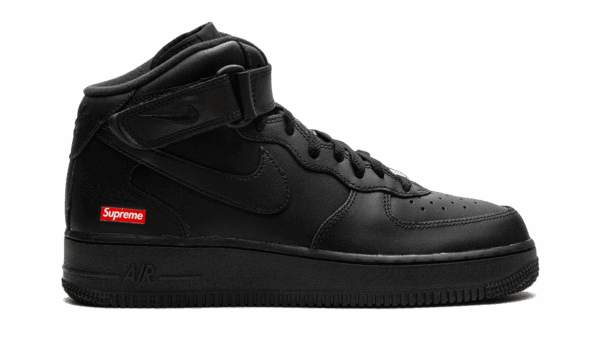 Air Force 1 Mid "Supreme - Mini Box Logo Black" - Image 6