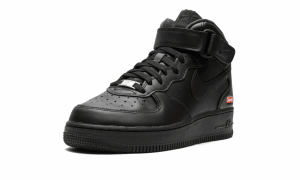 Air Force 1 Mid "Supreme - Mini Box Logo Black" - Image 4