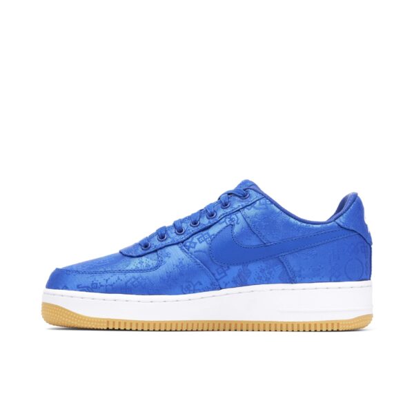 Air Force 1 x Clot Blue Silk - Image 2