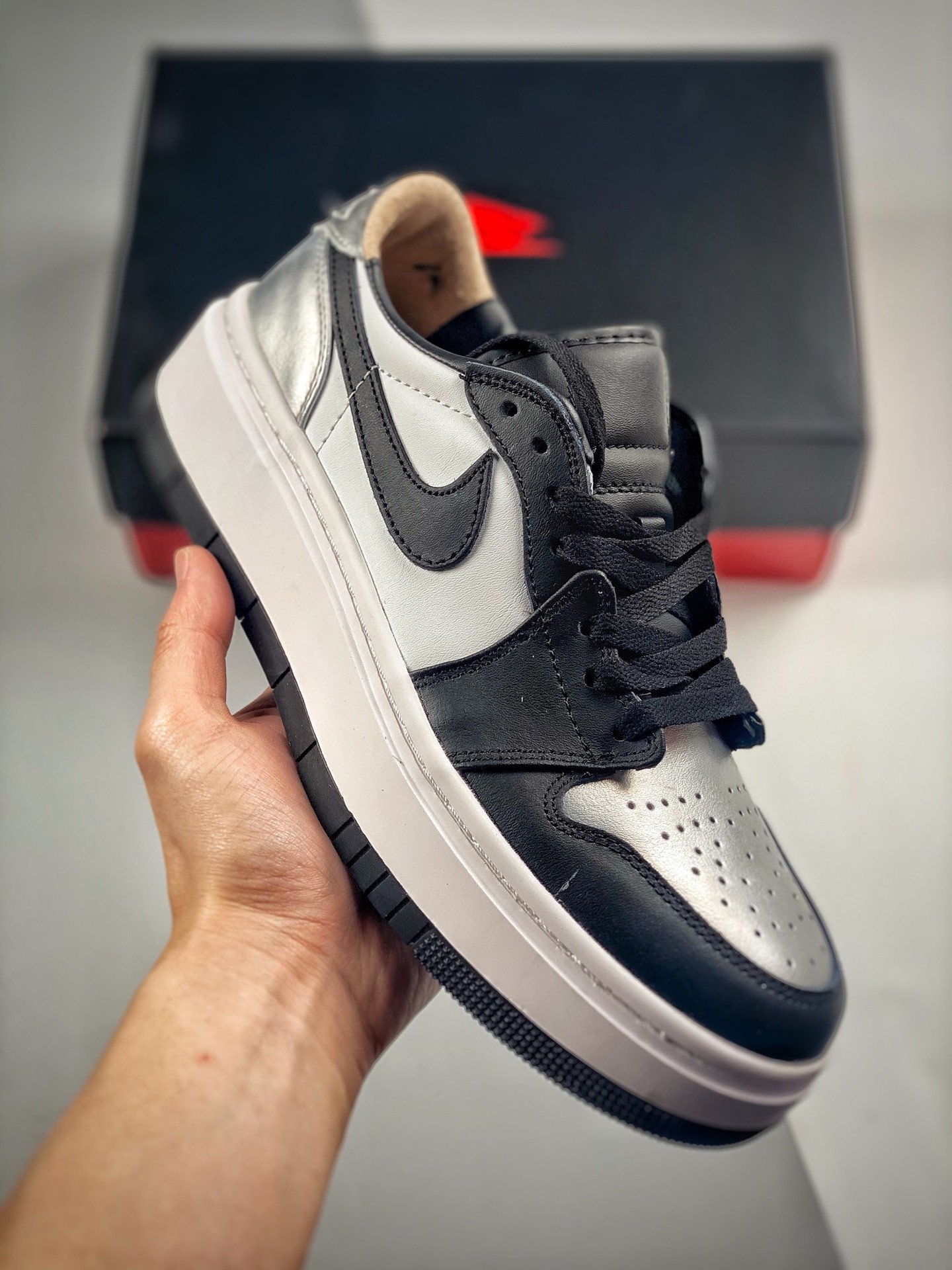Air Jordan 1 Elevate Low Silver Toe DQ8561-001