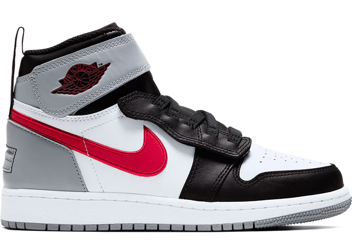 Air Jordan 1 Flyease Black Particle Grey Gym Red Shoes Men size 7 - 12 US