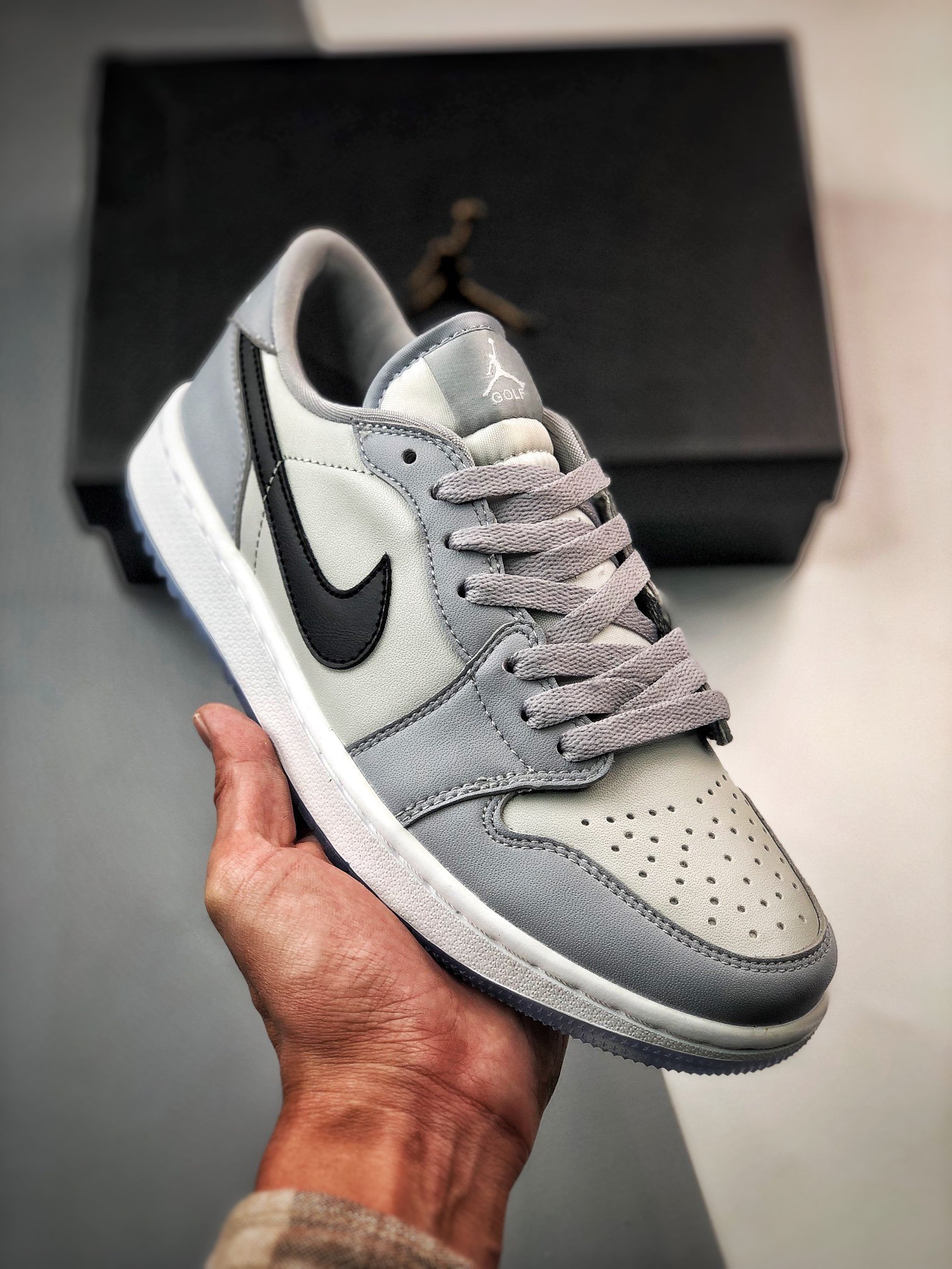 Air Jordan 1 Golf Low Wolf Grey/Photon Dust/White/Black DD9315-002