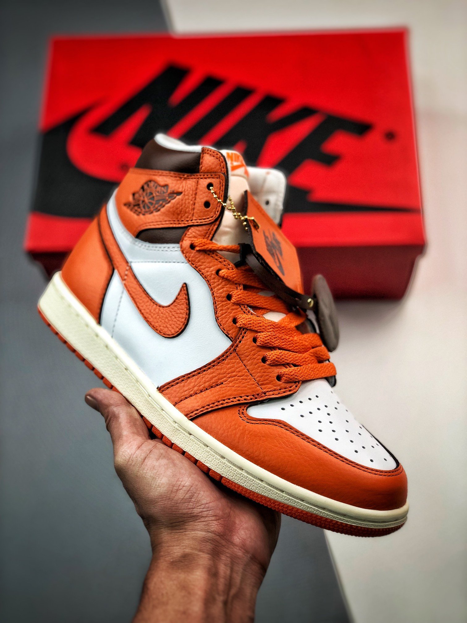 Air Jordan 1 High OG White/Starfish-Cacao Wow-Sail DO9369-101