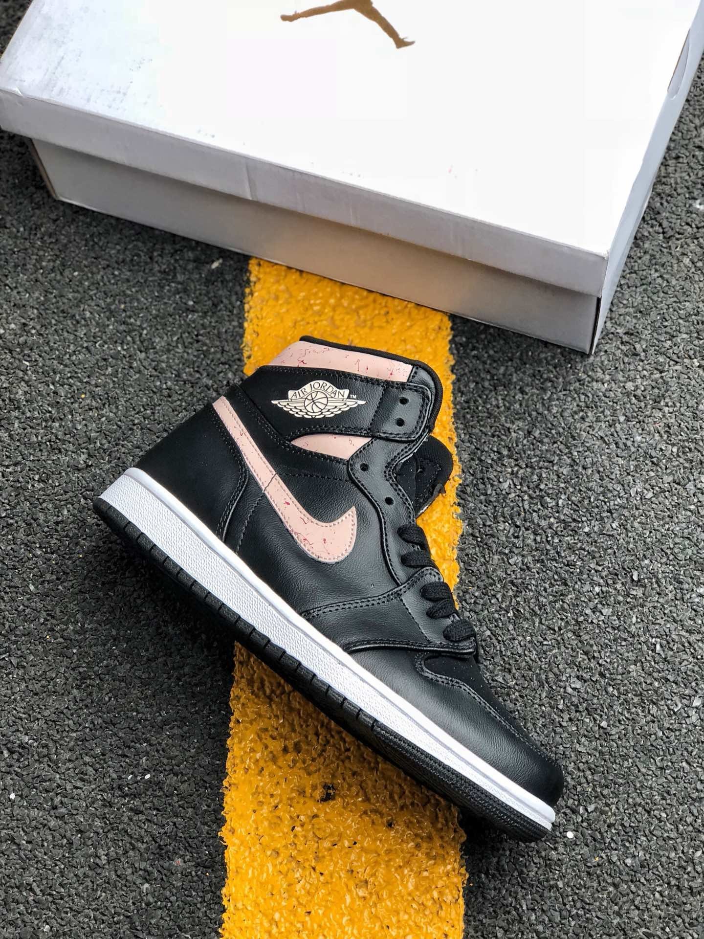 Air Jordan 1 High Premium Black/Silt Red AQ9131-001