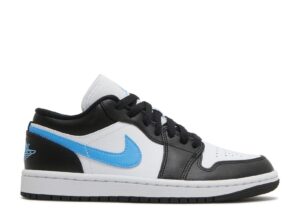 Air Jordan 1 Low 'Black University Blue' Revered Footwear