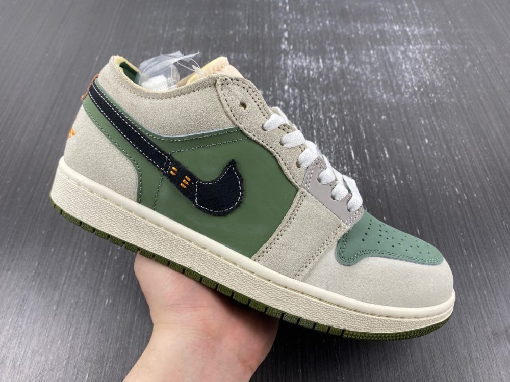 Air Jordan 1 Low Craft Light Olive FD6819-300