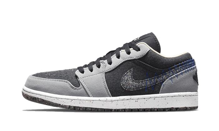 AIR JORDAN 1 LOW CRATER BLACK GREY