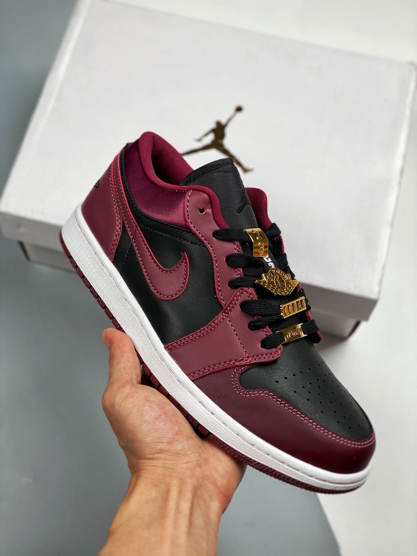 Air Jordan 1 Low Dark Beetroot Black DB6491-600