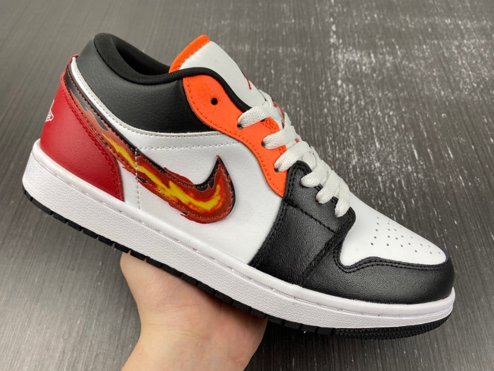 Air Jordan 1 Low "Flaming Swoosh" FJ7222-101