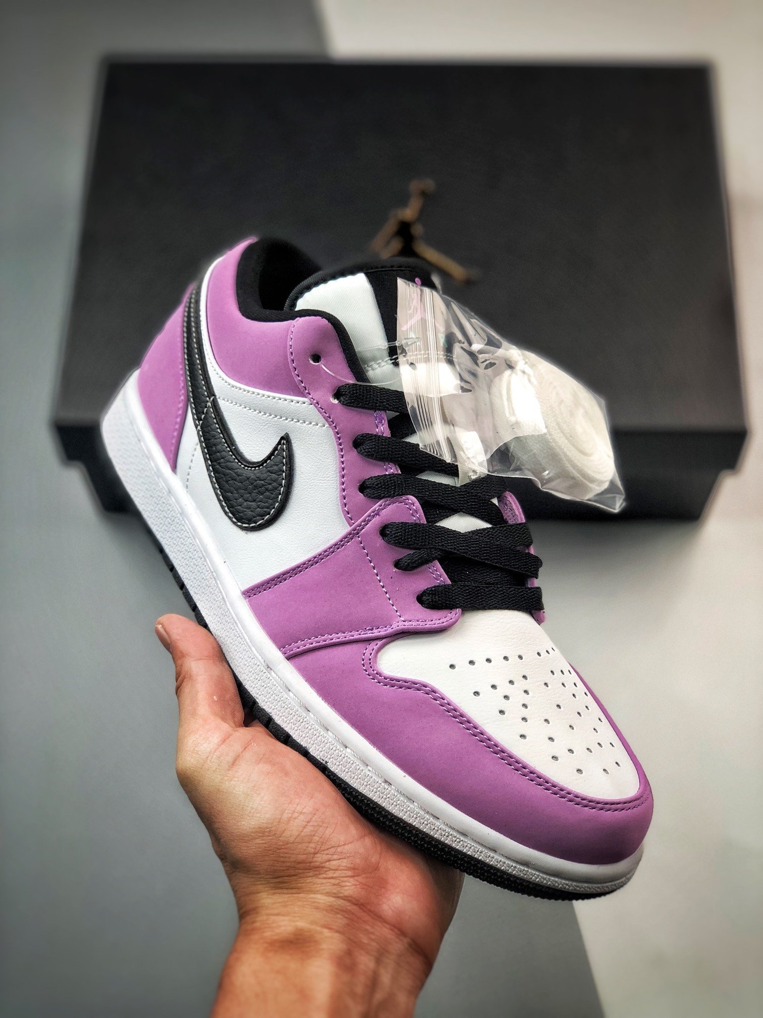 Air Jordan 1 Low Fuchsia White Purple CK3022-503
