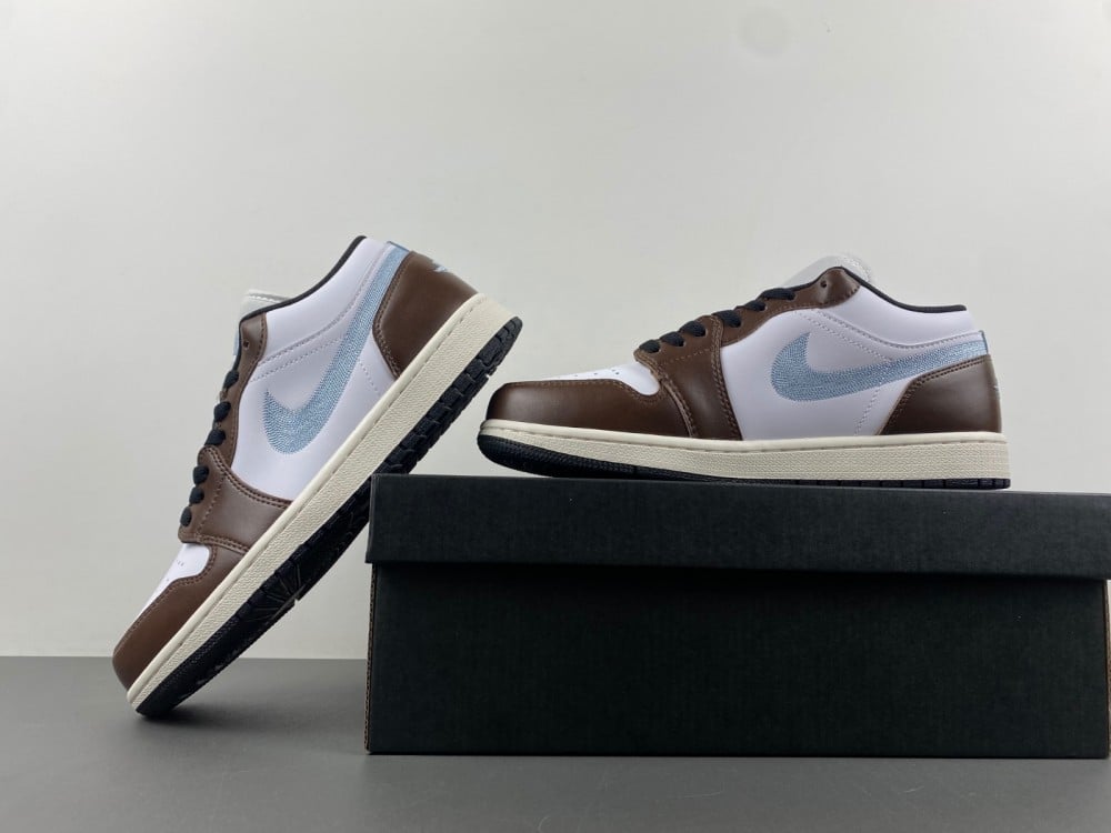 Air Jordan 1 Low Mocha Blue Gray FQ8156-142