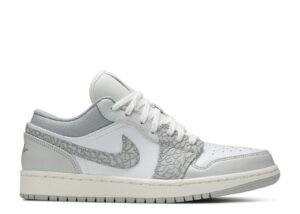 Air Jordan 1 Low Premium 'Elephant Print' Everlasting Sneaker