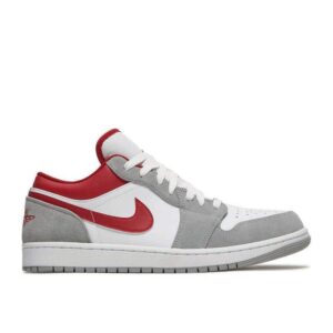 Air Jordan 1 Low SE 'Light Smoke Grey Gym Red' Revered Footwear