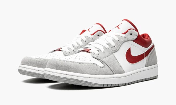 AIR JORDAN 1 LOW SE “White / Grey / Red” - Image 5