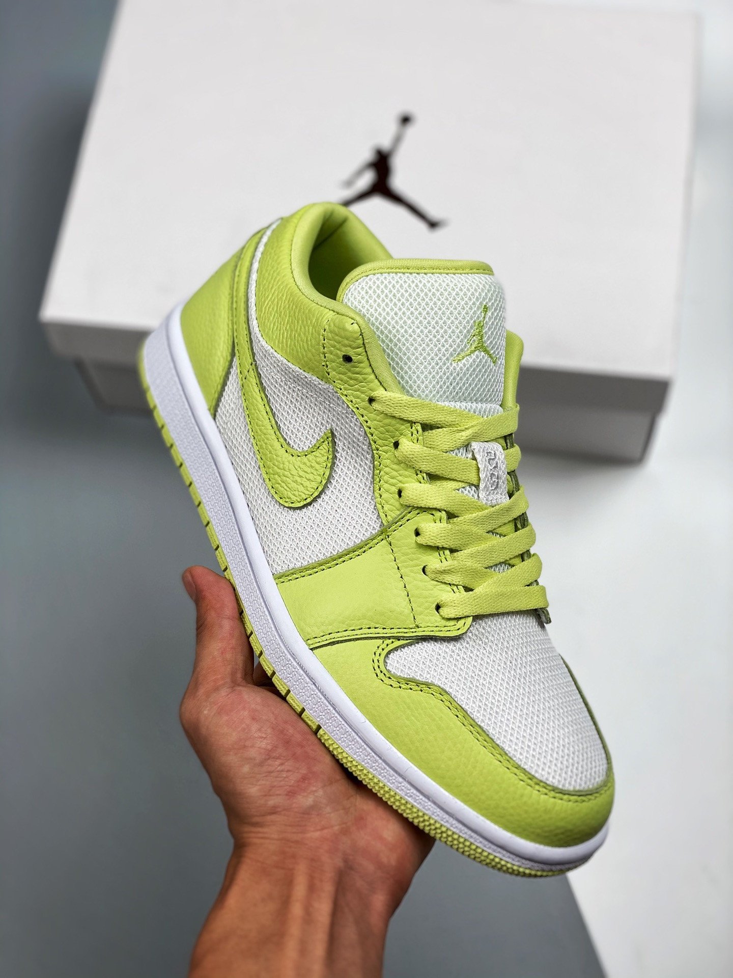 Air Jordan 1 Low Summit White/Limelight DH9619-103