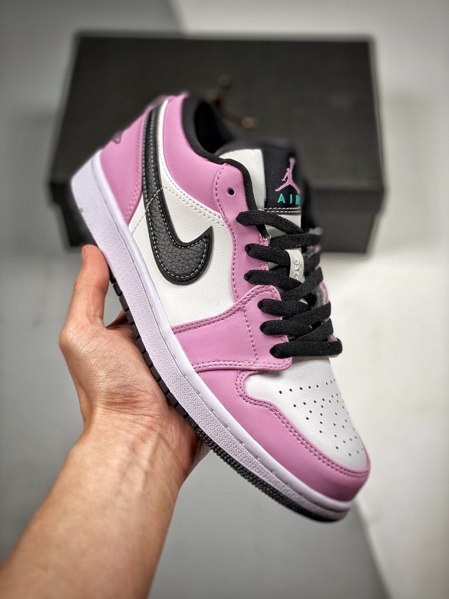 Air Jordan 1 Low Violet Shock/Black-Tropical Twist CK3022-503