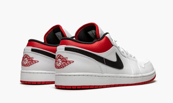 Air Jordan 1 Low White / Gym Red - Image 4