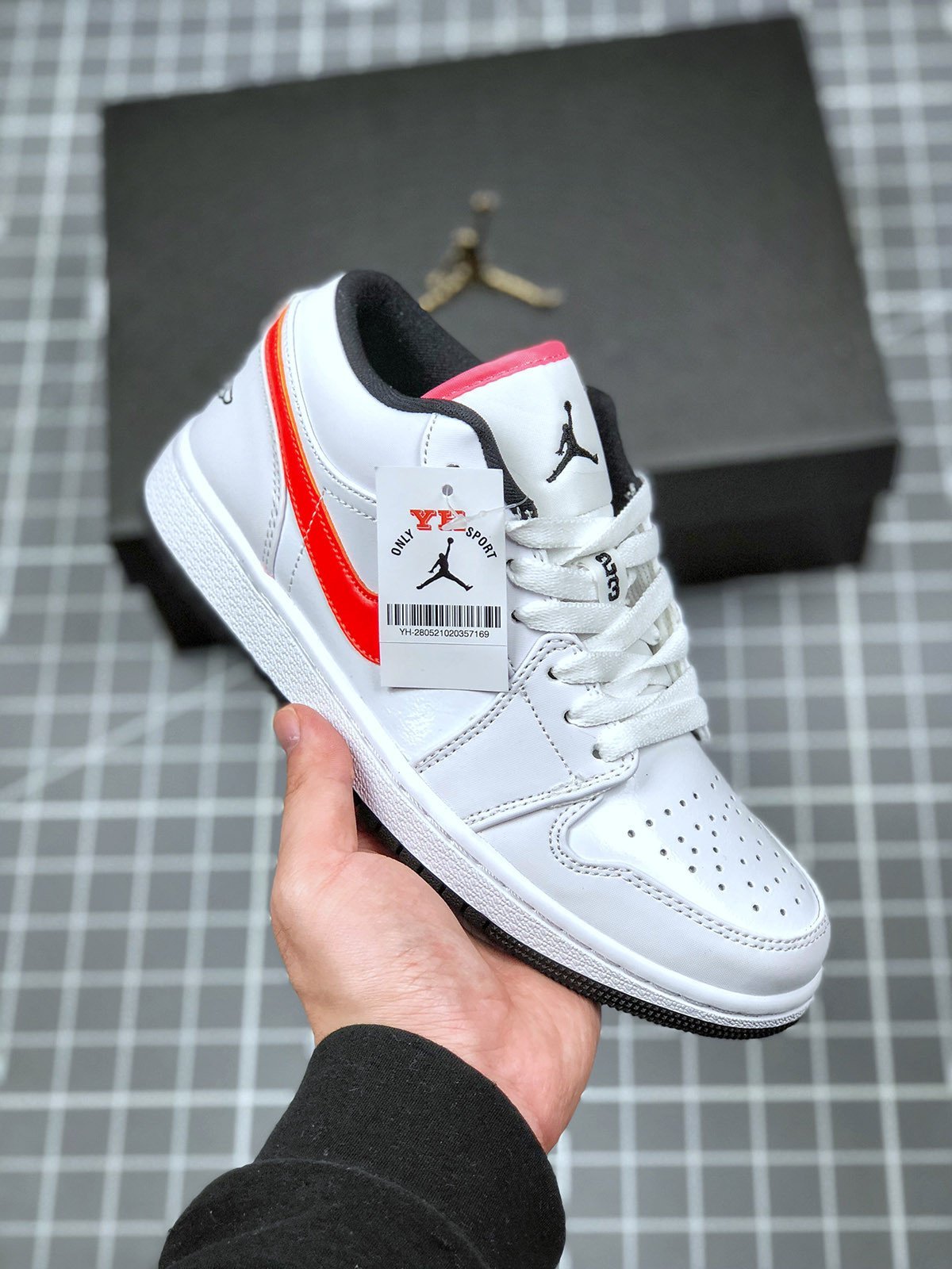 Air Jordan 1 Low White Multi