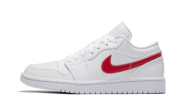 AIR JORDAN 1 LOW WHITE UNIVERSITY RED