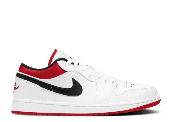 Air Jordan 1 Low 'White University Red' Revered Footwear