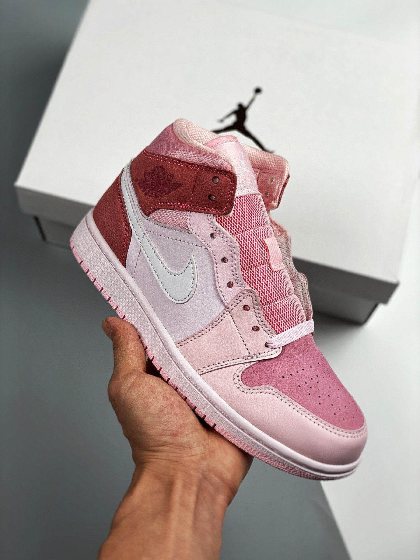 Air Jordan 1 Low WMNS Digital Pink/White-Pink Foam-Sail CW5379-600