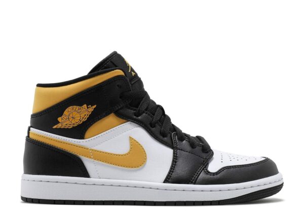 Air Jordan 1 Mid 'Black University Gold' Revered Footwear