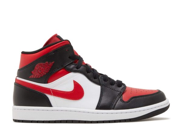 Air Jordan 1 Mid 'Bred Toe' Revered Footwear