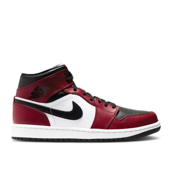 Air Jordan 1 Mid 'Chicago Black Toe' Revered Footwear