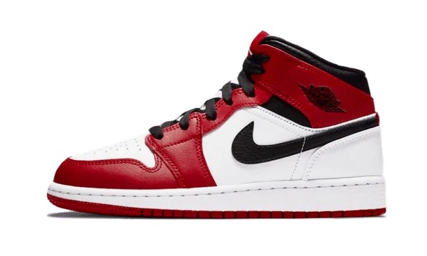 AIR JORDAN 1 MID CHICAGO WHITE