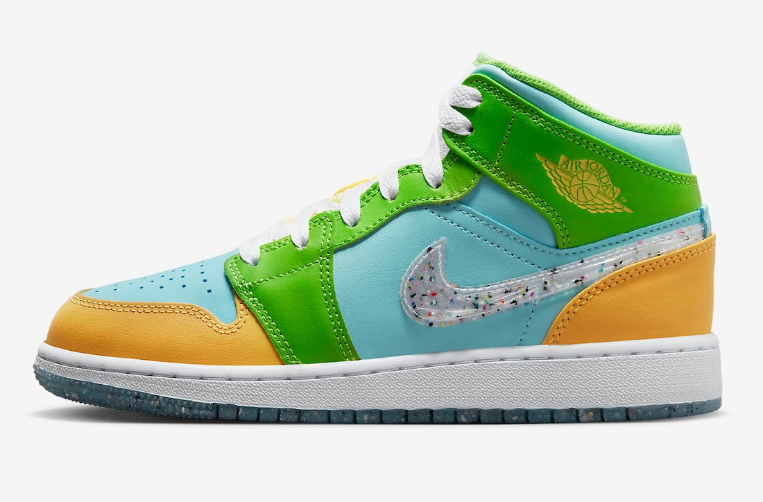 Air Jordan 1 Mid Comes With Recycled Grind DX4368-400