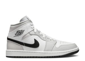 Air Jordan 1 Mid 'Grey Fog' Unfading Sneaker