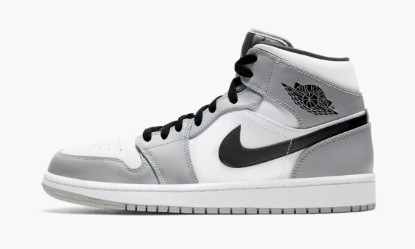 Air Jordan 1 Mid Light Smoke Grey - Image 3