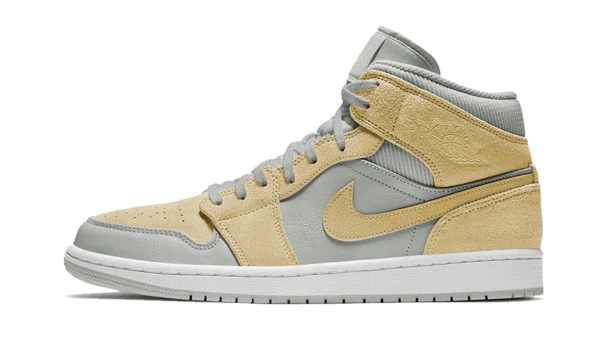 AIR JORDAN 1 MID MIXED TEXTURES YELLOW