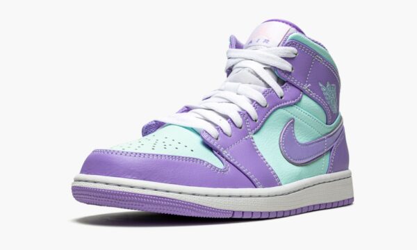 Air Jordan 1 Mid Purple Pulse / Glacier Blue - Image 5