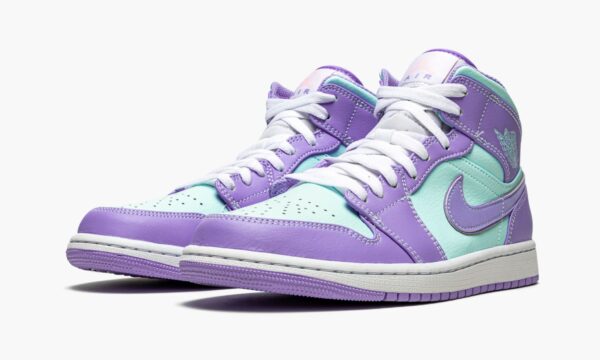 Air Jordan 1 Mid Purple Pulse / Glacier Blue - Image 3