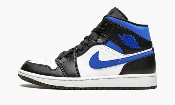 Air Jordan 1 Mid Racer Blue / Black / White - Image 2