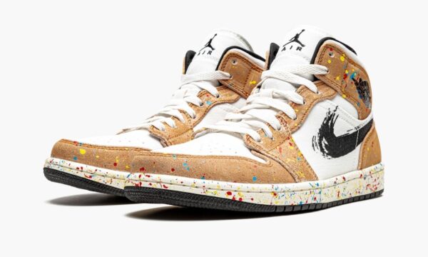 Air Jordan 1 Mid SE Brushstroke - Image 3