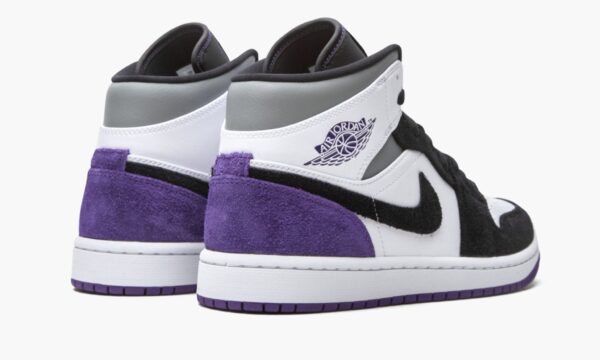 Air Jordan 1 Mid SE Court Purple Suede - Image 4