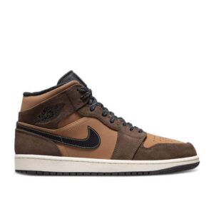 Air Jordan 1 Mid SE 'Dark Chocolate' Unfading Sneaker