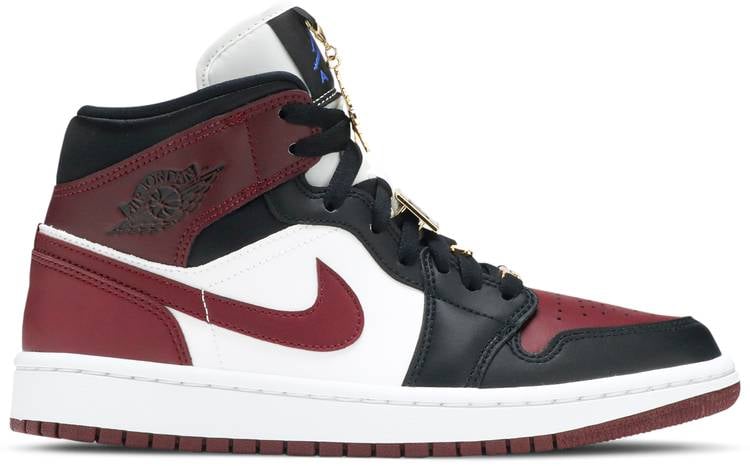 Air Jordan 1 Mid SE 'Gold Pendants' Women Logo CZ4385-016