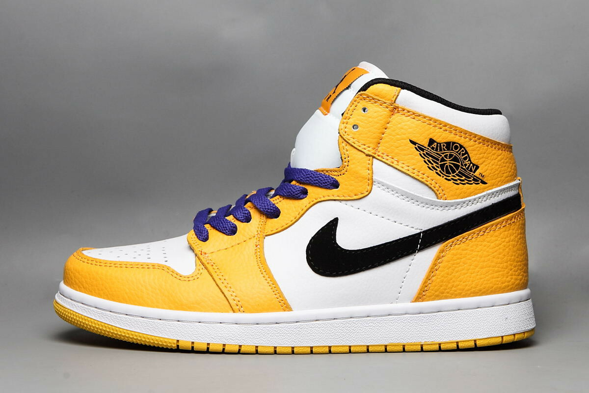 Air Jordan 1 Mid Se Lakers 852542-700 Men's Size 7 - 12 US, Women's Size 5.5 - 8.5 US