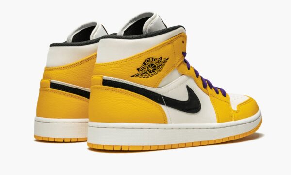 Air Jordan 1 Mid SE Lakers - Image 4