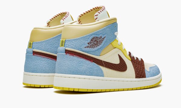 Air Jordan 1 Mid SE Maison Chateau Rouge Fearless - Image 4