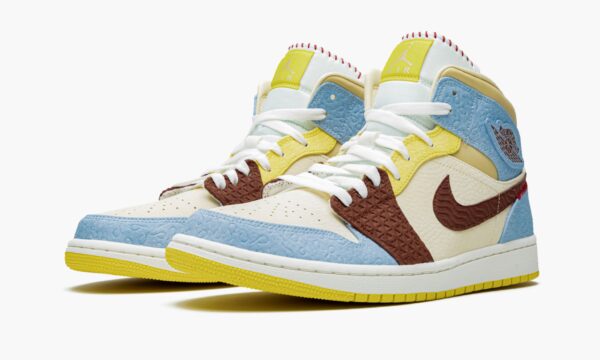 Air Jordan 1 Mid SE Maison Chateau Rouge Fearless - Image 3