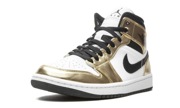 Air Jordan 1 Mid SE Metallic Gold - Image 4